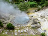 Achada das Furnas - hot springs / Achada das Furnas - horké prameny