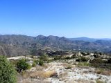 Troodos mountains from Lefkara / pohoří Troodos pohledem z Lefkary