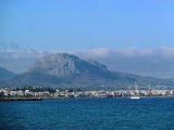 Acrocorinth from Loutraki